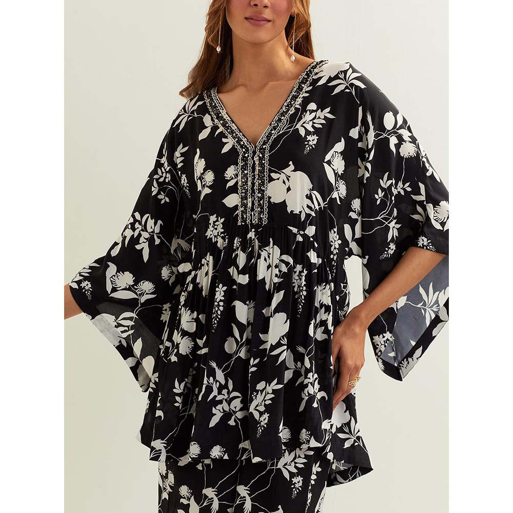 Label Earthen Black Bibha Co-Ord (Set of 2)