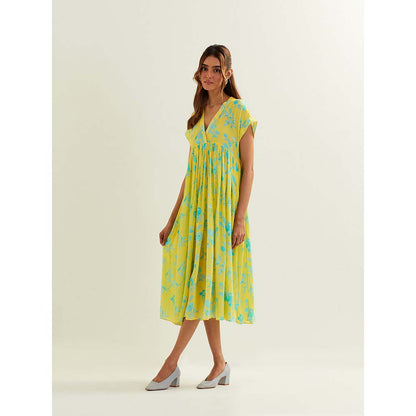 Label Earthen Green Ursa Dress