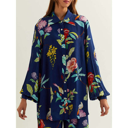 Label Earthen Blue Sapphire Co-Ord (Set of 2)