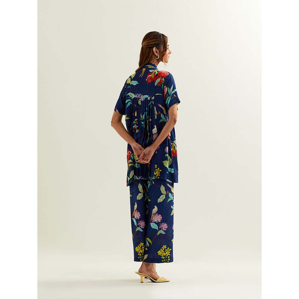 Label Earthen Blue Keid Co-Ord (Set of 2)