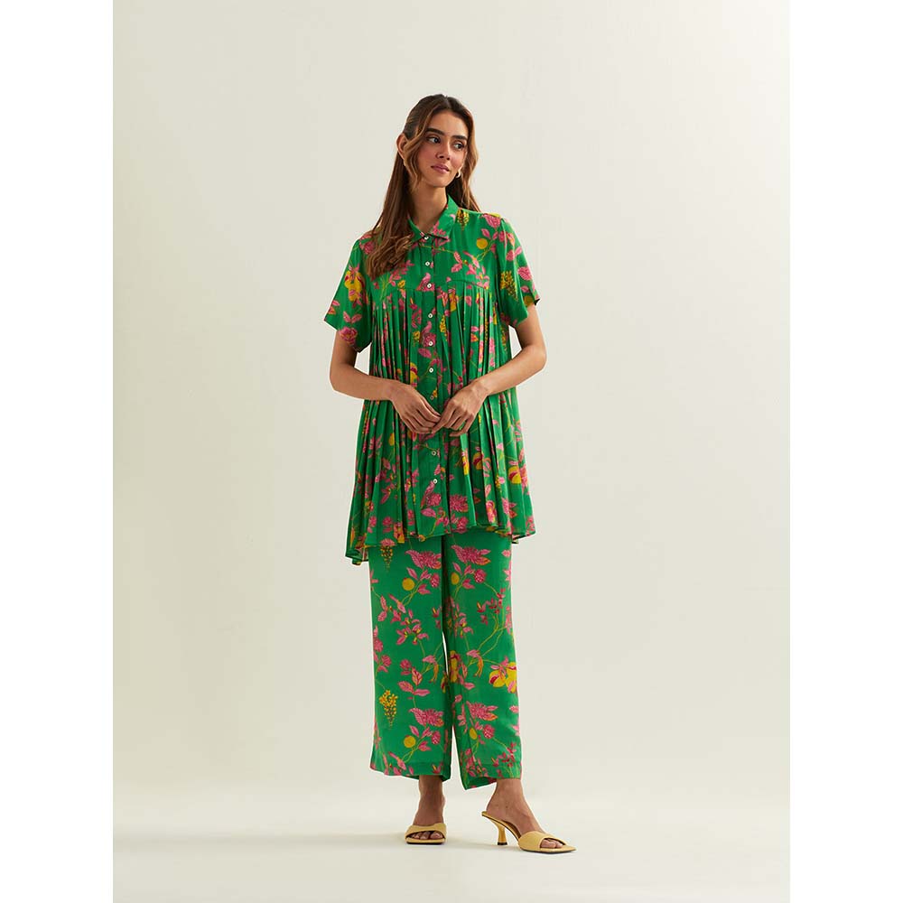Label Earthen Green Rene Co-Ord (Set of 2)