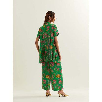 Label Earthen Green Rene Co-Ord (Set of 2)