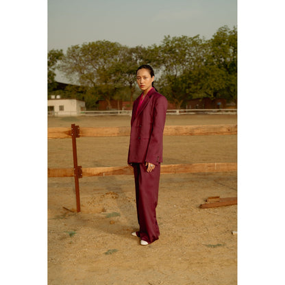 LABEL RAASA Zale Waist Coat Pink