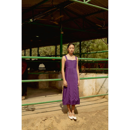 LABEL RAASA Purple Iris Dress