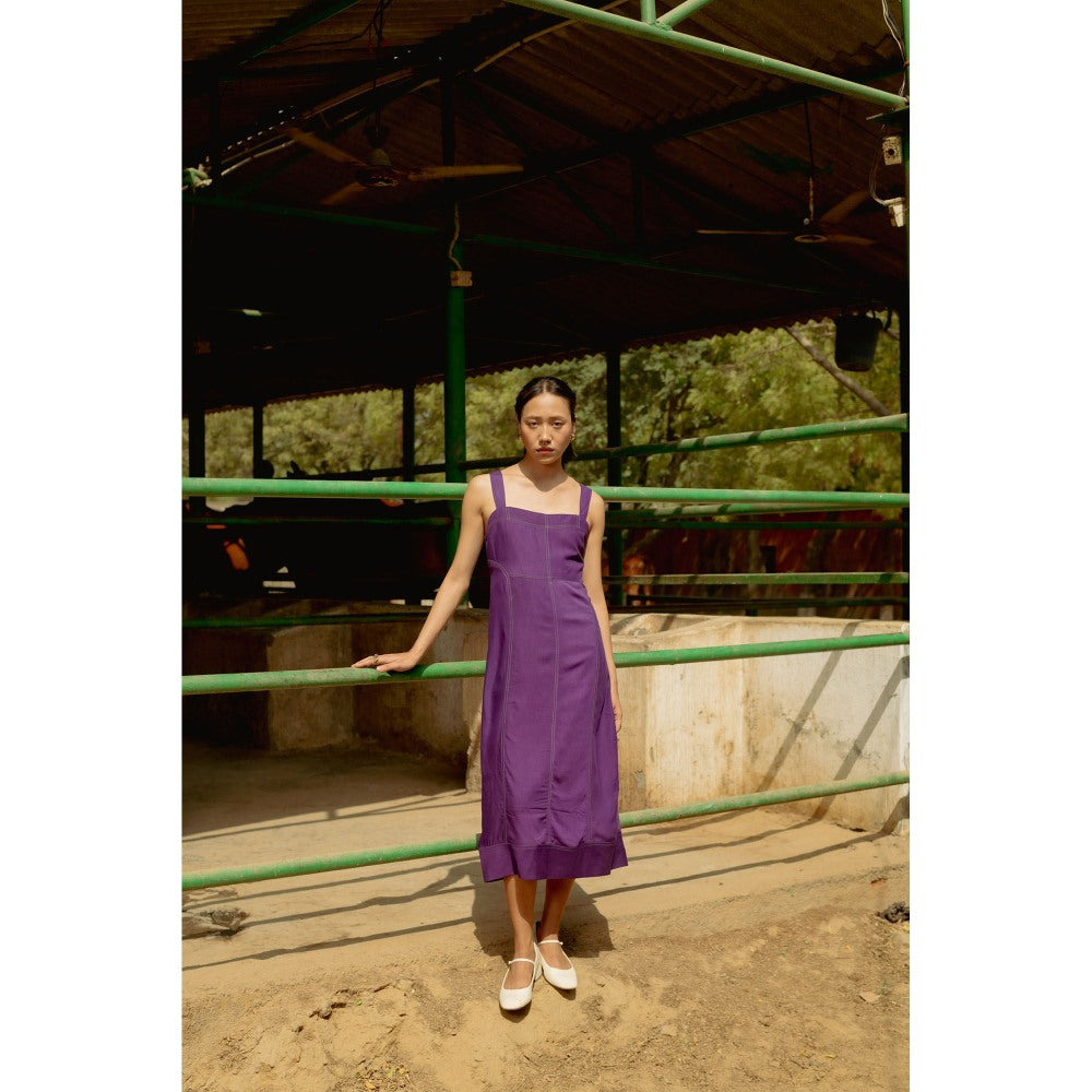 LABEL RAASA Purple Iris Dress