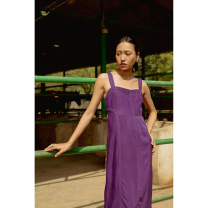 LABEL RAASA Purple Iris Dress