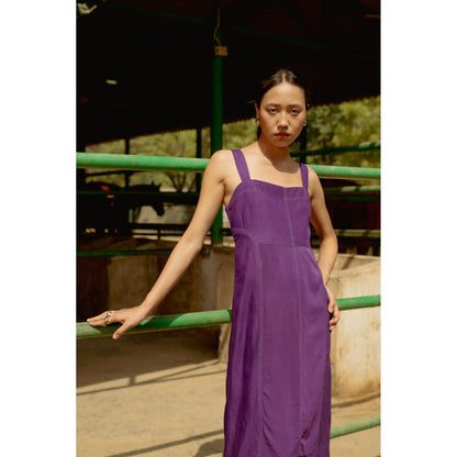 LABEL RAASA Purple Iris Dress
