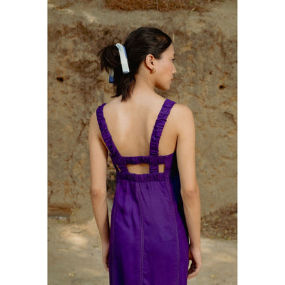 LABEL RAASA Purple Iris Dress