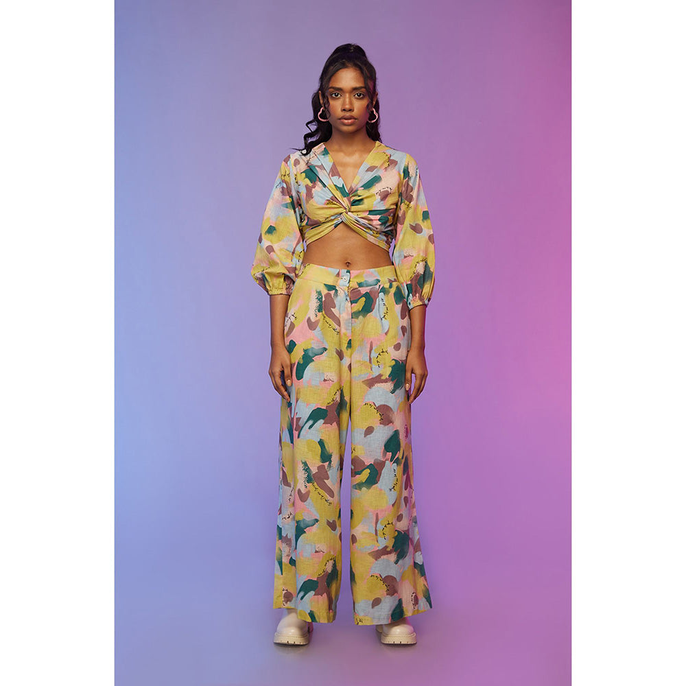 Label SOUS Multi-Colour Beach Escape Co-Ord (Set of 2)