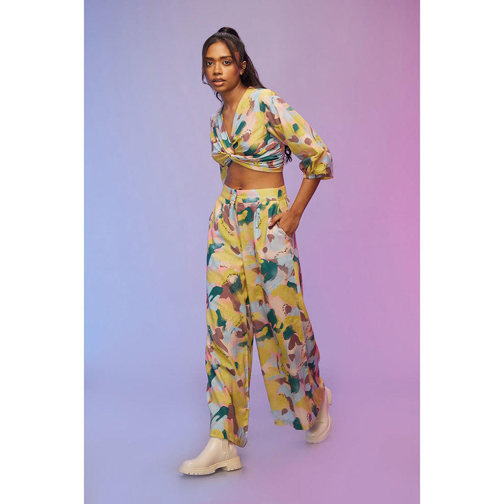 Label SOUS Multi-Colour Beach Escape Co-Ord (Set of 2)