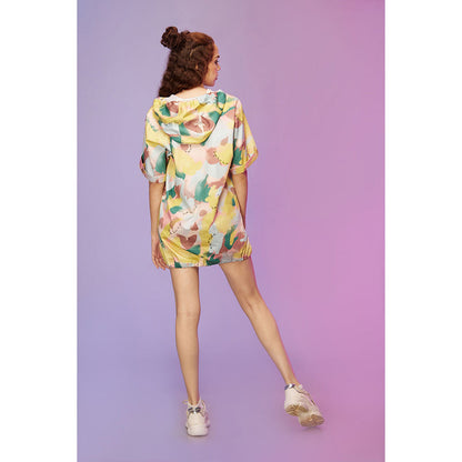 Label SOUS Multi-Colour Go To Casual Hoodie Dress