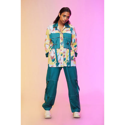 Label SOUS Teal City Chic Co-Ord (Set of 2)