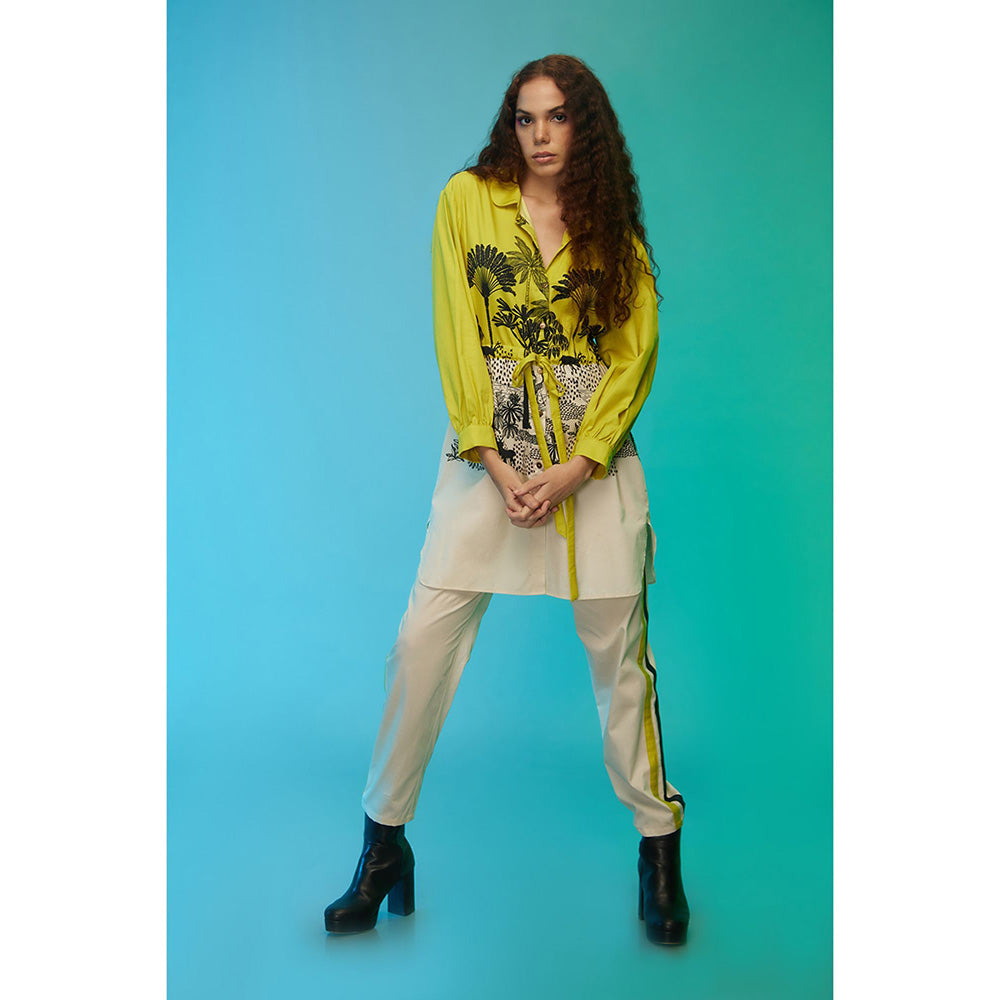 Label SOUS Green Neon Playful Co-Ord (Set of 2)