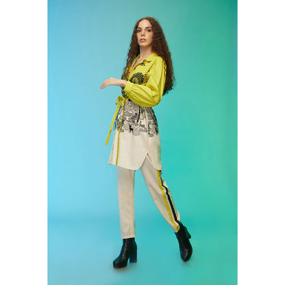 Label SOUS Green Neon Playful Co-Ord (Set of 2)