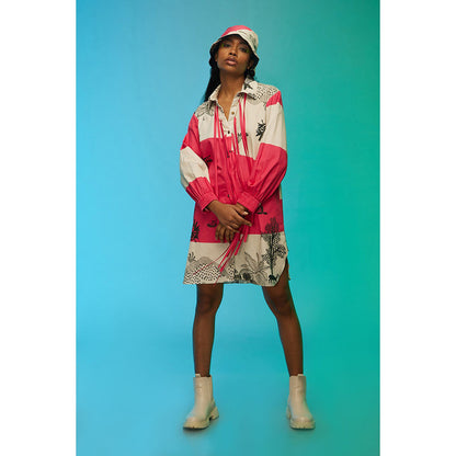 Label SOUS Pink Coastal Vibe Dress