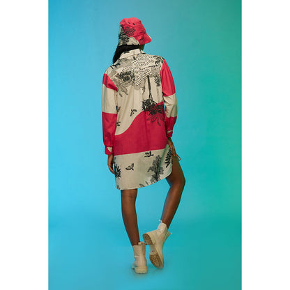 Label SOUS Pink Coastal Vibe Dress