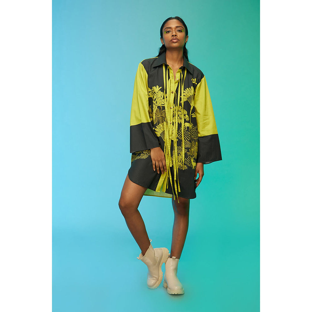 Label SOUS Green Coastal Vibe Dress