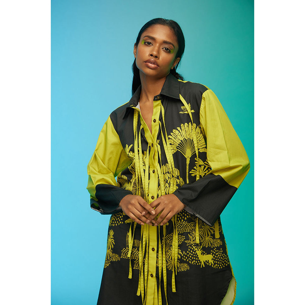 Label SOUS Green Coastal Vibe Dress