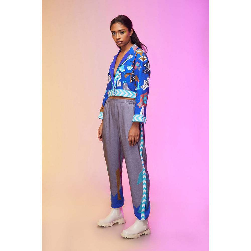 Label SOUS Blue Electric Co-Ord (Set of 2)