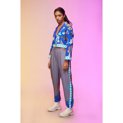 Label SOUS Blue Electric Co-Ord (Set of 2)