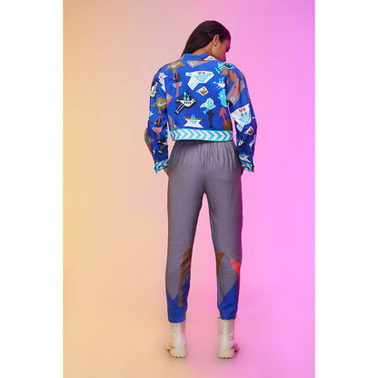 Label SOUS Blue Electric Co-Ord (Set of 2)