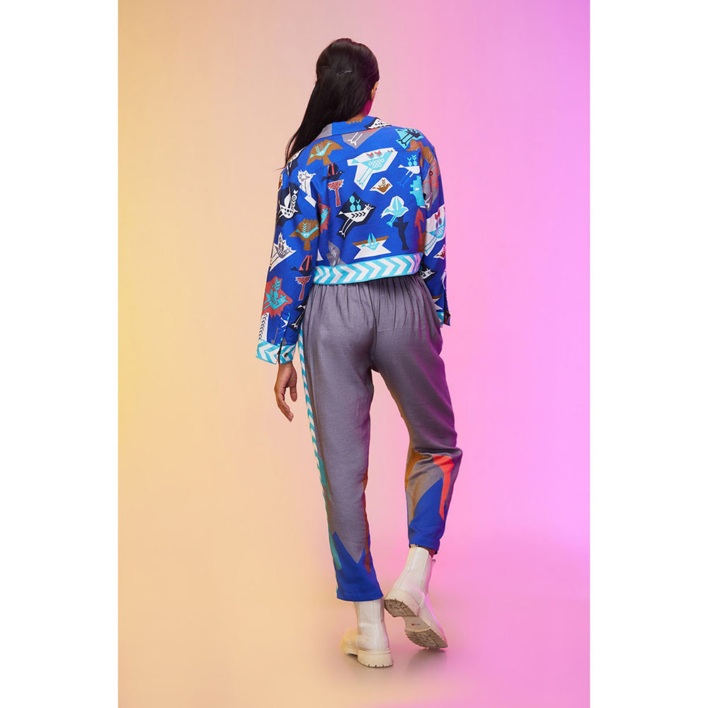 Label SOUS Blue Electric Co-Ord (Set of 2)