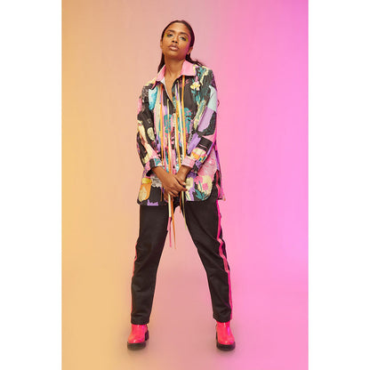 Label SOUS Black City Explorer Co-Ord (Set of 2)