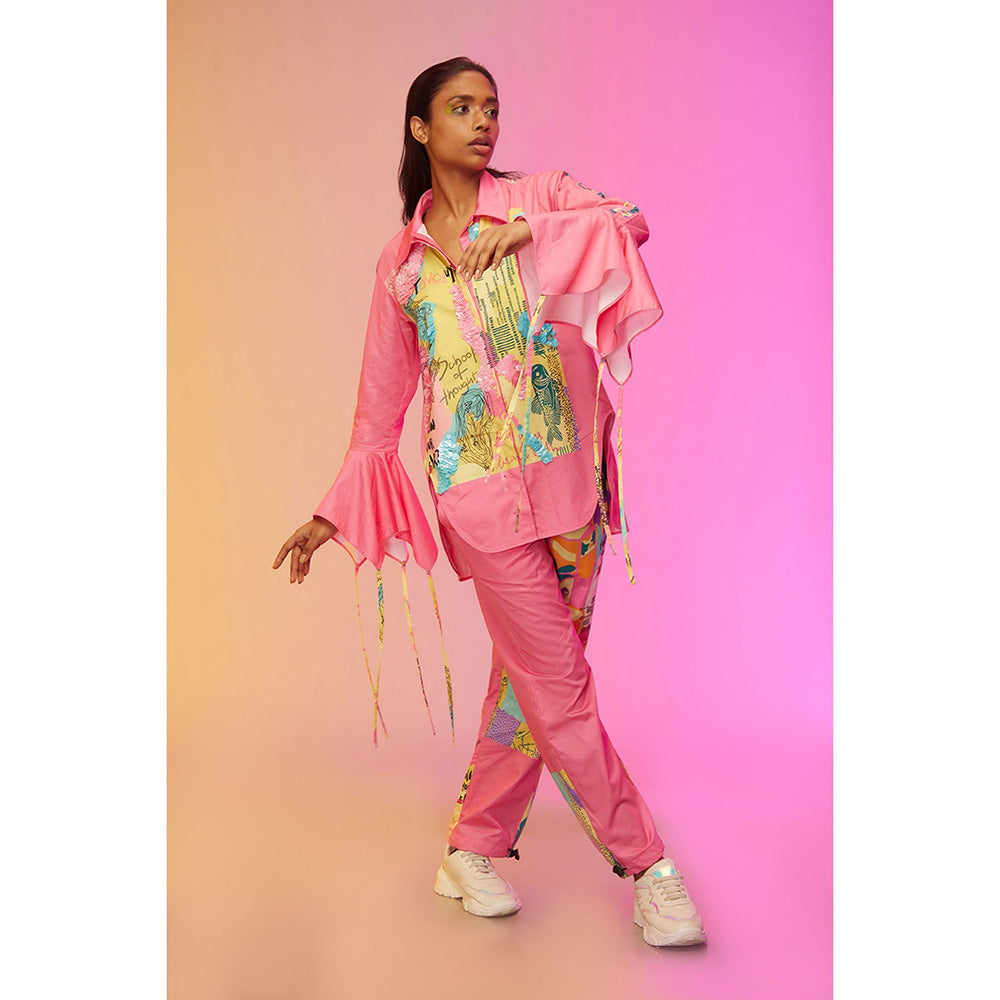 Label SOUS Pink Artful Graffiti Co-Ord (Set of 2)