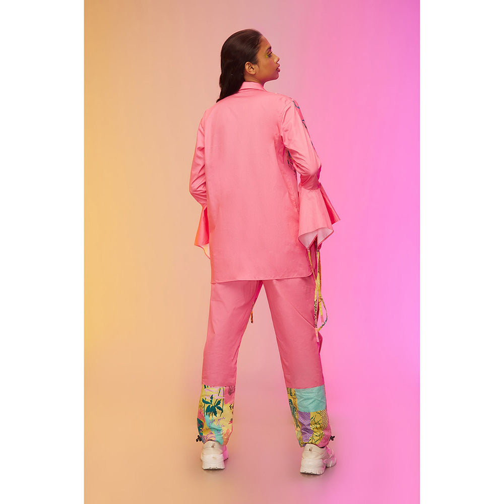 Label SOUS Pink Artful Graffiti Co-Ord (Set of 2)