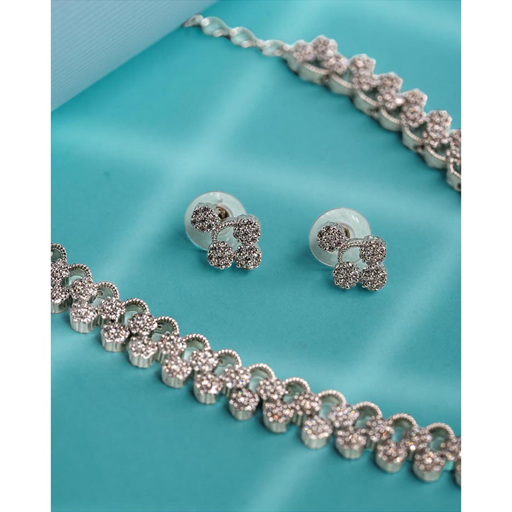 Label Ruby White Heritage Gold-Plated Jewellery Set