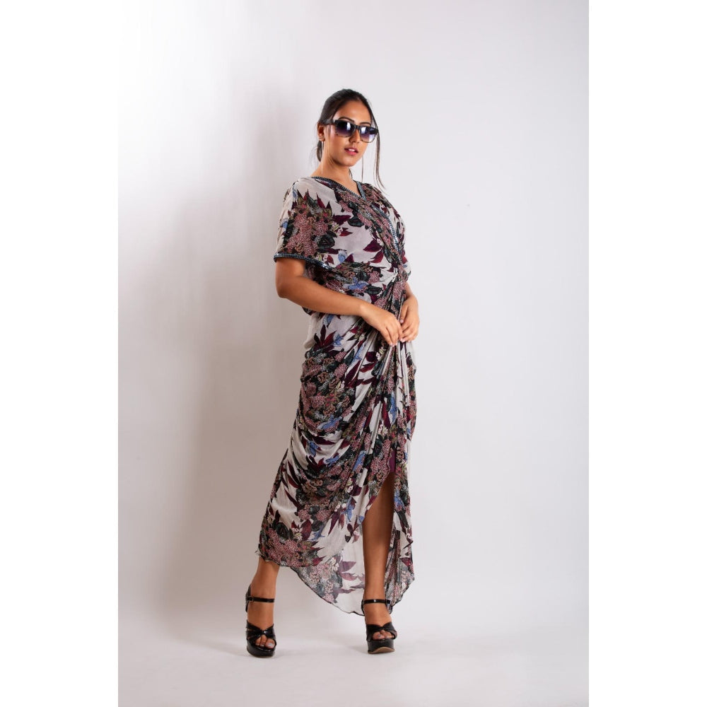 LABEL NIYAMI Bird Knotted Midi Dress