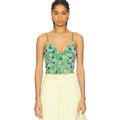 La Fuori Mossy Meadow Bustier