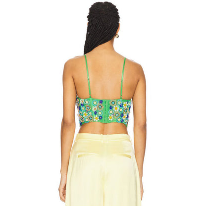 La Fuori Mossy Meadow Bustier