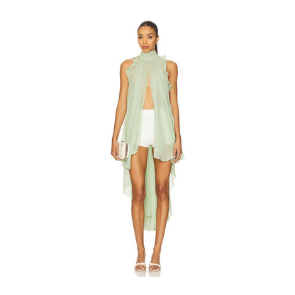 La Fuori Gathered Halter Top