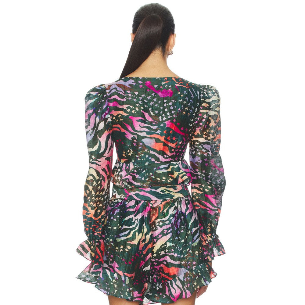 La Fuori Graphic Jungle Top