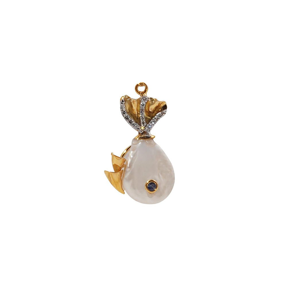 La marque-M White Marine Life Diamond Bracelet