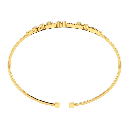 La marque-M White Muster Diamond Bracelet