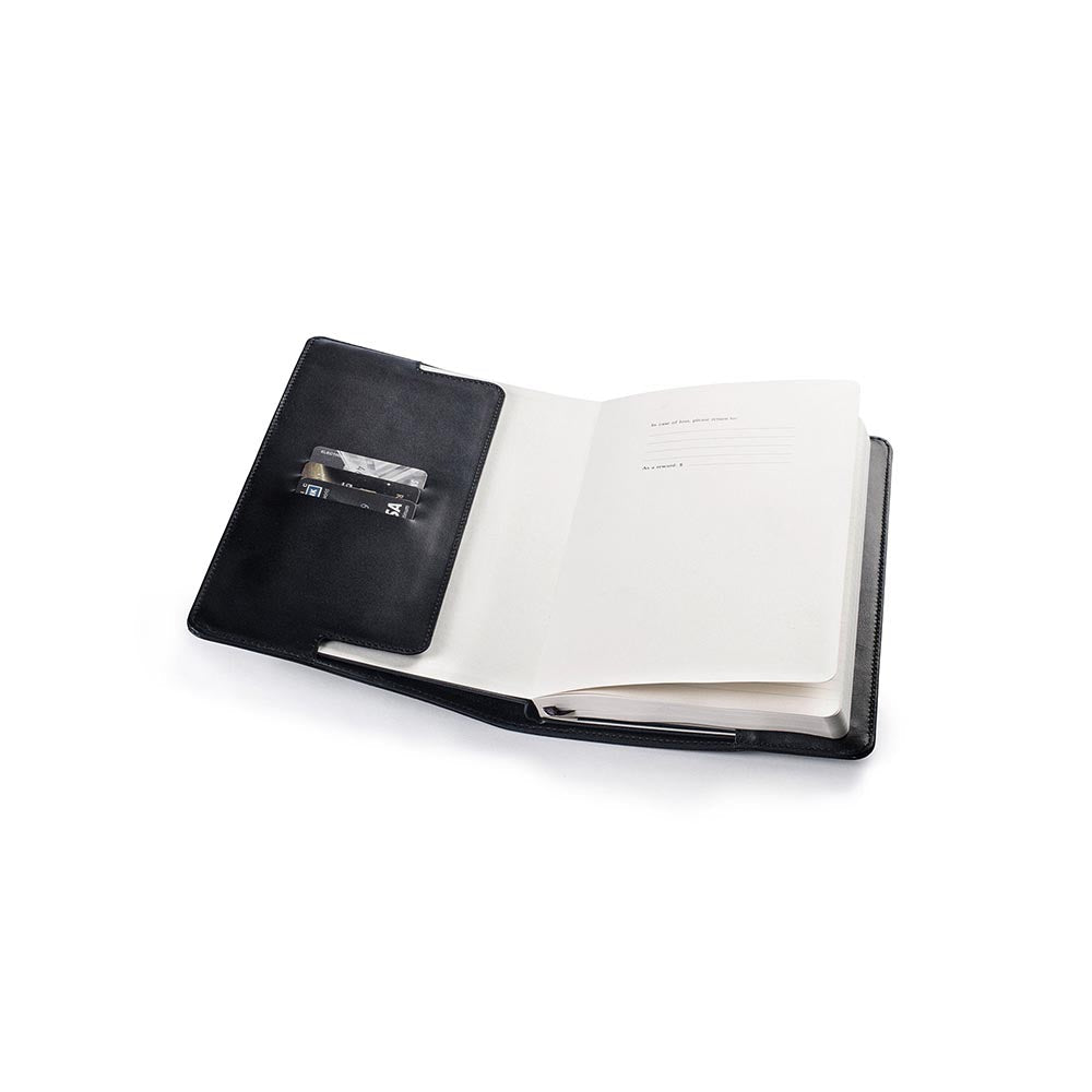 Lapis Bard Mayfair A5-Size Leather Notebook and Black Jacket