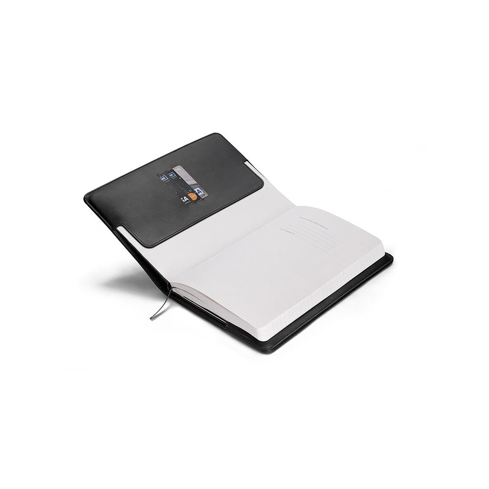 Lapis Bard Mayfair A5-Size Leather Notebook and Black Jacket