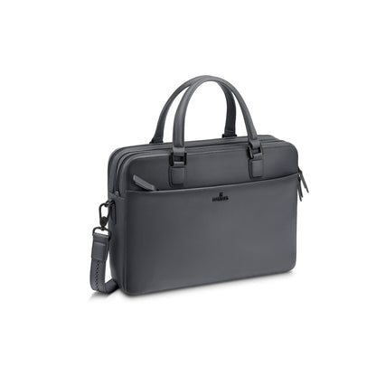 Lapis Bard Ducorium Leather Chester 14-inch Laptop Business Bag Graphite