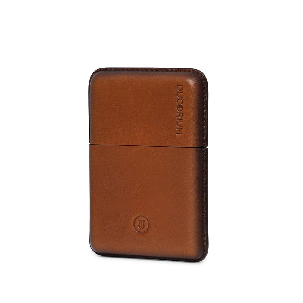 Lapis Bard Ducorium Cognac Moulded Card Case