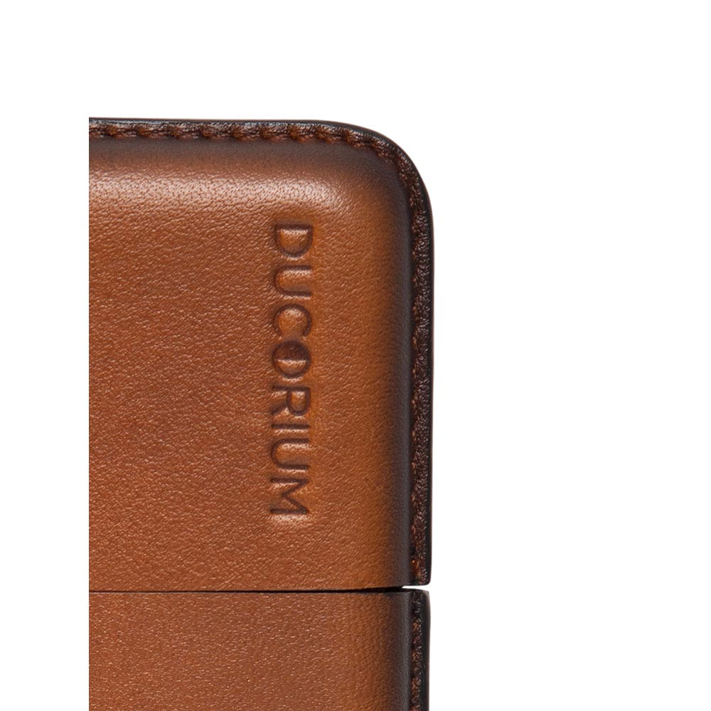 Lapis Bard Ducorium Cognac Moulded Card Case