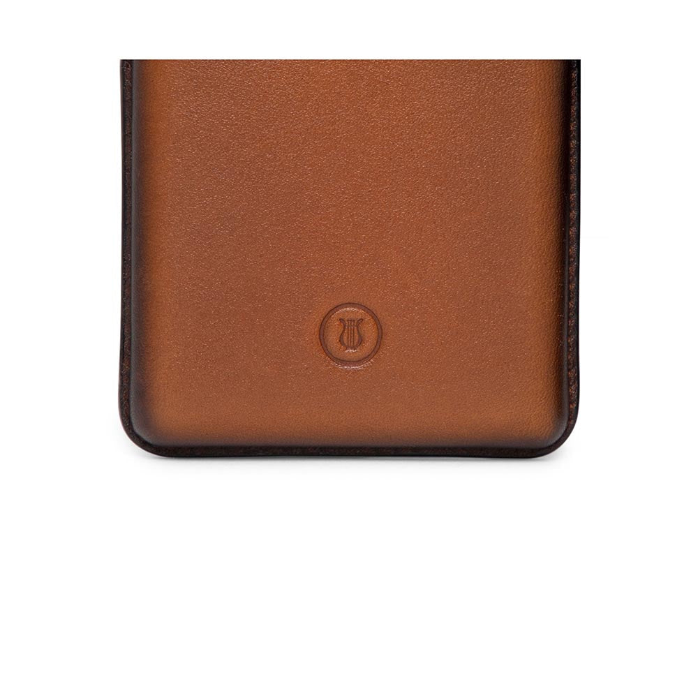 Lapis Bard Ducorium Cognac Moulded Card Case