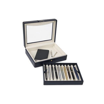 Lapis Bard Ducorium Hemingway Pen Chest (10 Pen) - Navy