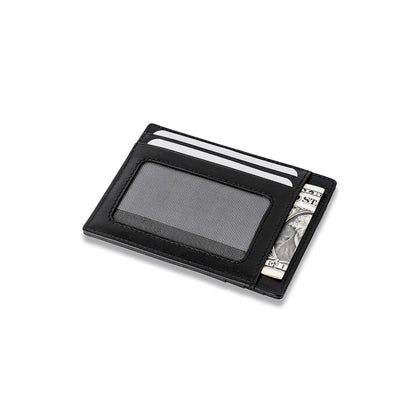 Lapis Bard Carbon Black Credit Card Holder Black
