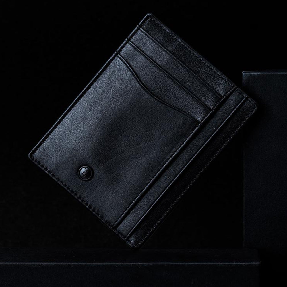 Lapis Bard Carbon Black Credit Card Holder Black