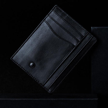 Lapis Bard Carbon Black Credit Card Holder Black