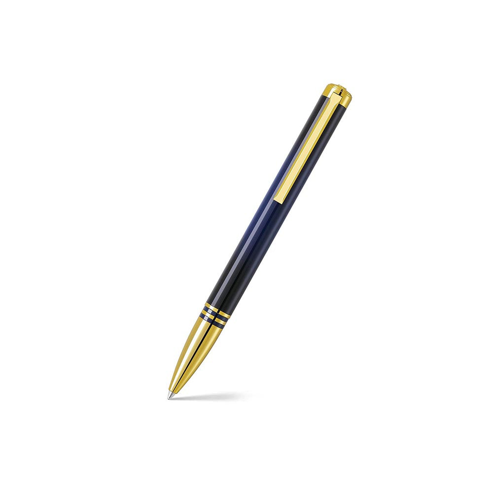 Lapis Bard Gift Set Blue Torque Ball Pen with Ducorium Business Card Holder