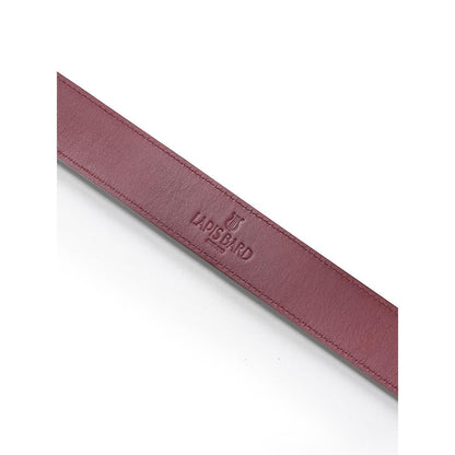 Lapis Bard Mandeville Croc-Textured 35 MM Buckle Belt - Dark Brown