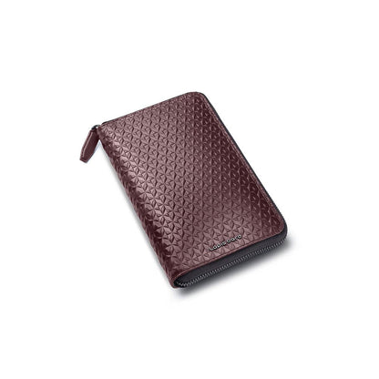 Lapis Bard Enigma Passport Holder - Burgundy